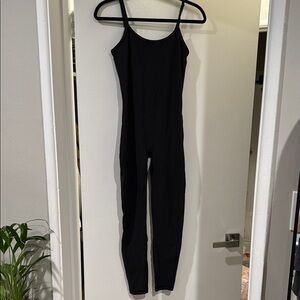 Black Sleeveless Jumpsuit